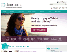 Tablet Screenshot of clearpoint.org